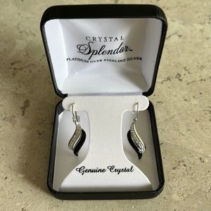Genuine crystal earrings